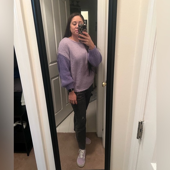 Princess Polly Purple Knit Sweater Size M/L - Picture 5 of 5